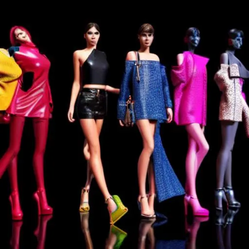 An example of 3D fashion modelling